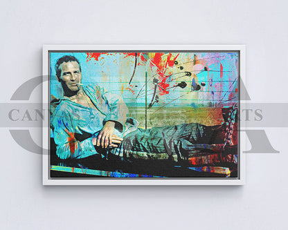 Cool Hand Luke Canvas Wall Art Abstract Movie Poster