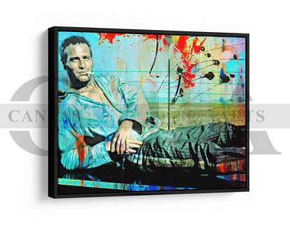 Cool Hand Luke Canvas Wall Art Abstract Movie Poster