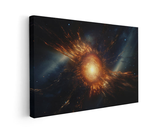 Cosmic Nebula Canvas Wall Art Galaxy Poster Print