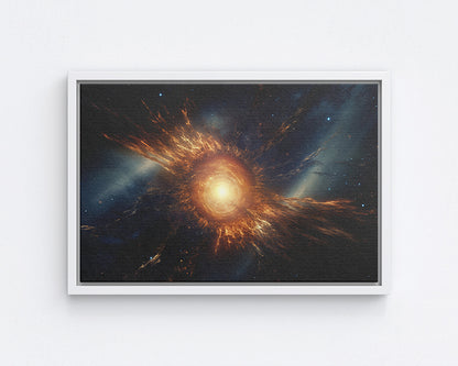 Cosmic Nebula Canvas Wall Art Galaxy Poster Print