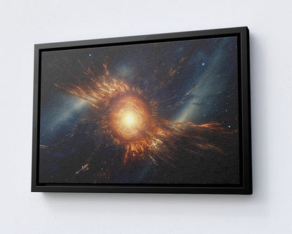 Cosmic Nebula Canvas Wall Art Galaxy Poster Print