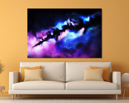 Cosmos Galaxy Canvas Wall Art