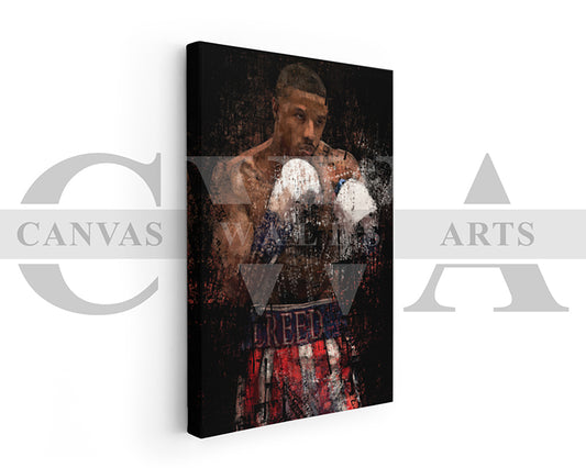 Creed Canvas Wall Art Abstract Movie Poster