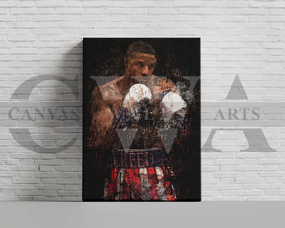 Creed Canvas Wall Art Abstract Movie Poster