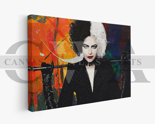 Cruella Canvas Wall Art Movie Poster