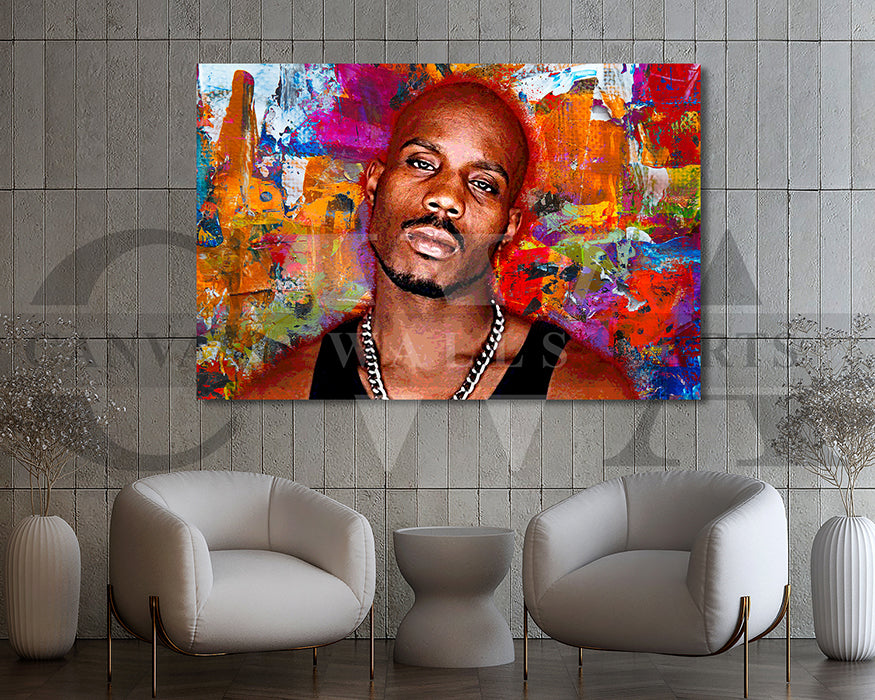DMX Canvas Wall Art Abstract Music Poster Print