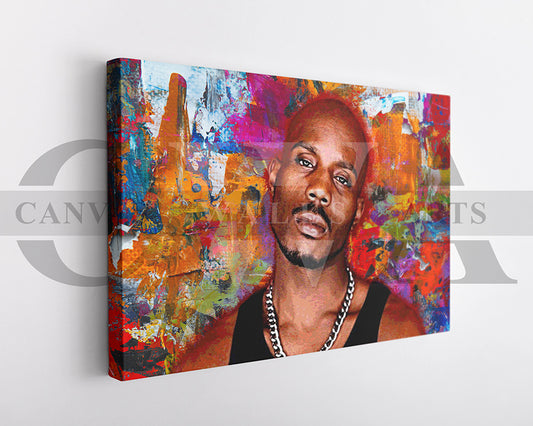 DMX Canvas Wall Art Abstract Music Poster Print