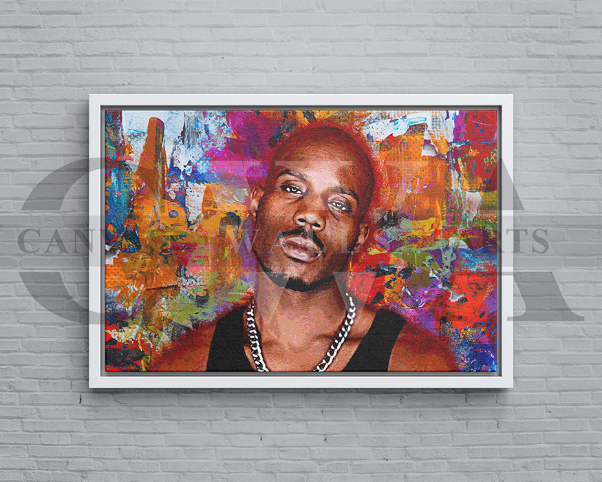 DMX Canvas Wall Art Abstract Music Poster Print