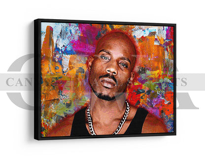 DMX Canvas Wall Art Abstract Music Poster Print