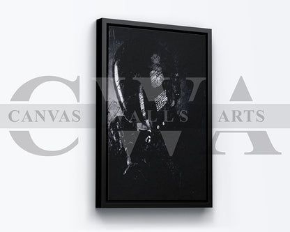 Daft Punk Guy Canvas Wall Art Abstract Music Poster