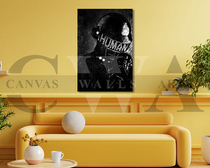 Daft Punk Thomas Canvas Wall Art Abstract Music Poster