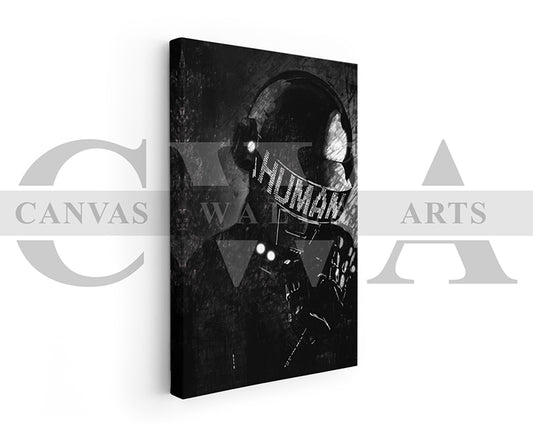 Daft Punk Thomas Canvas Wall Art Abstract Music Poster