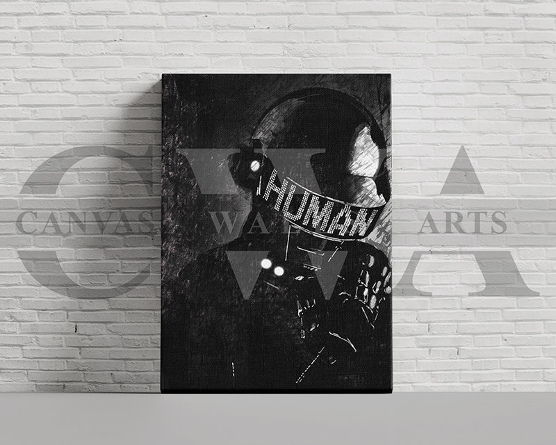 Daft Punk Thomas Canvas Wall Art Abstract Music Poster