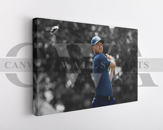 Daniel Berger Black & White Canvas Art Golf Canvas Wall Art