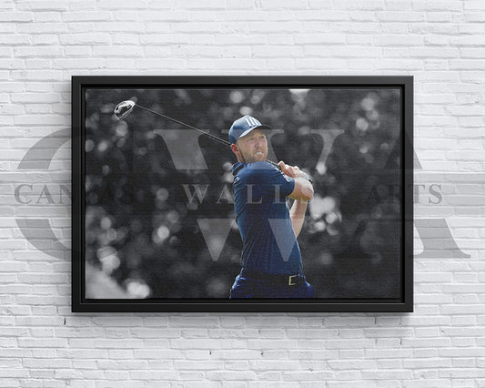 Daniel Berger Black & White Canvas Art Golf Canvas Wall Art