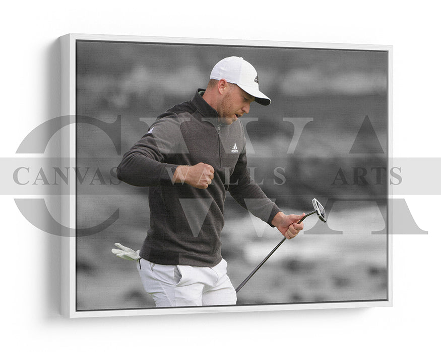 Daniel Berger Black & White Canvas Art Golf Canvas Wall Art