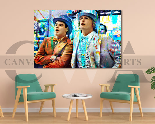 Dapper Harry and Lloyd Canvas Wall Art Movie Poster