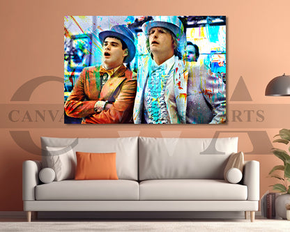 Dapper Harry and Lloyd Canvas Wall Art Movie Poster