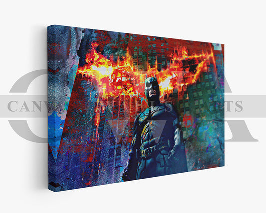 The Dark Knight Canvas Wall Art Movie Poster