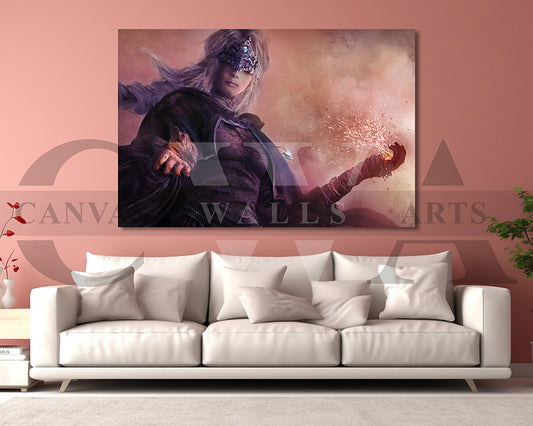 Dark Souls Canvas Wall Art Abstract Game Poster
