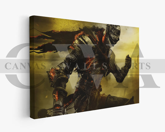 Dark Souls Canvas Wall Art Abstract Game Poster Print