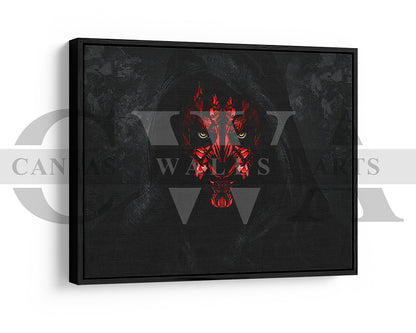 Darth Maul Canvas Wall Art Movie Poster