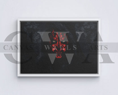 Darth Maul Canvas Wall Art Movie Poster
