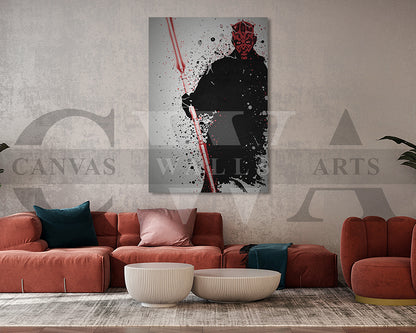 Darth Maul Canvas Wall Art