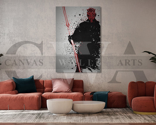 Darth Maul Canvas Wall Art