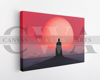 Darth Vader Minimalist Canvas Wall Art