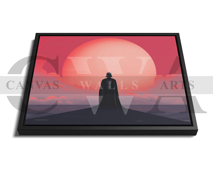Darth Vader Minimalist Canvas Wall Art