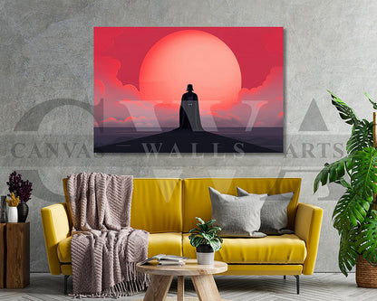 Darth Vader Minimalist Canvas Wall Art