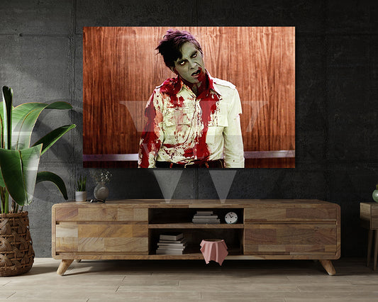 Dawn of the Dead Canvas Wall Art Abstract Movie Poster Print