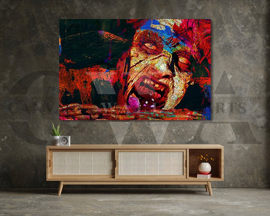 Deadite Cheryl Canvas Wall Art Movie Poster
