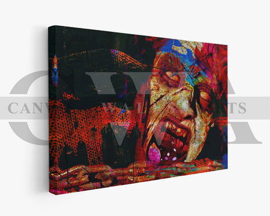 Deadite Cheryl Canvas Wall Art Movie Poster