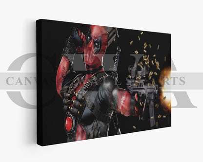 Deadpool Canvas Wall Art Movie Poster