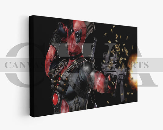 Deadpool Canvas Wall Art Movie Poster