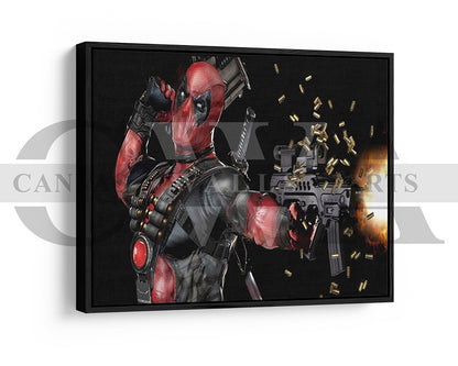 Deadpool Canvas Wall Art Movie Poster