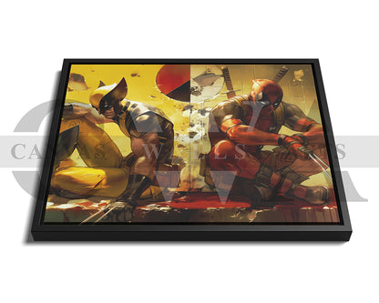 Deadpool & Wolverine The Ultimate Team-Up Canvas Wall Art