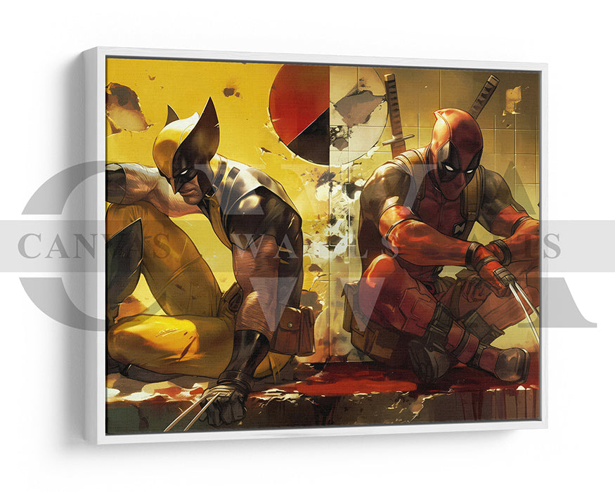 Deadpool & Wolverine The Ultimate Team-Up Canvas Wall Art