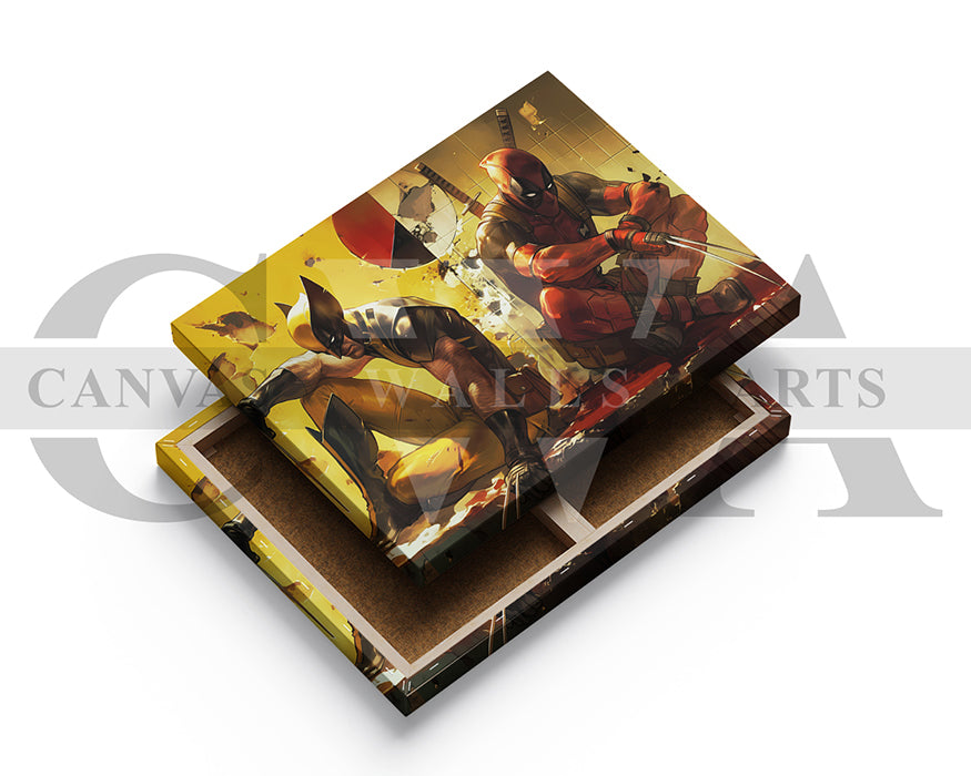 Deadpool & Wolverine The Ultimate Team-Up Canvas Wall Art