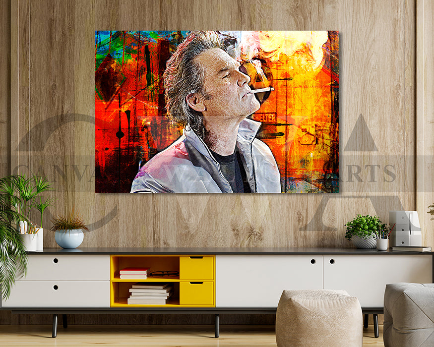 Death Proof Canvas Wall Art Abstract Movie Poster Print