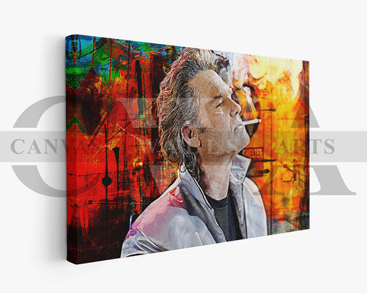 Death Proof Canvas Wall Art Abstract Movie Poster Print