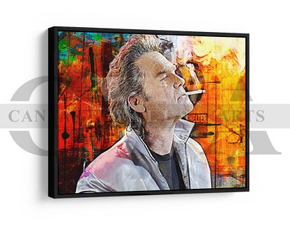 Death Proof Canvas Wall Art Abstract Movie Poster Print