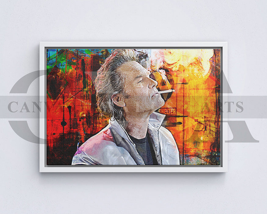 Death Proof Canvas Wall Art Abstract Movie Poster Print