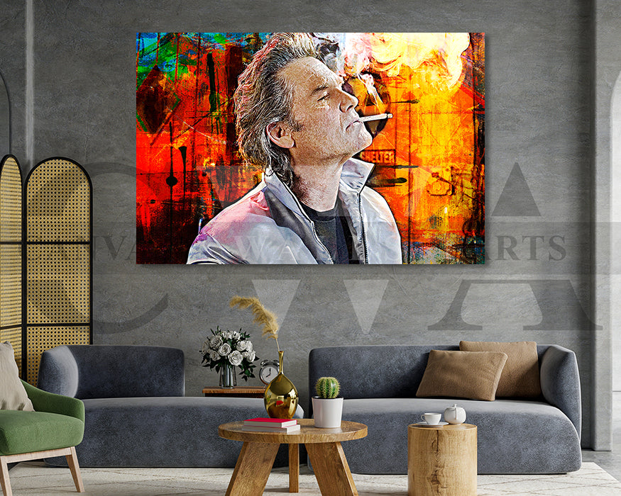 Death Proof Canvas Wall Art Abstract Movie Poster Print