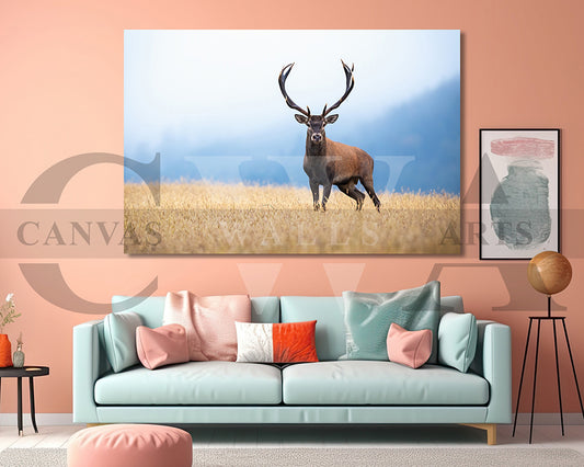Deer Canvas Wall Art Animal Poster Prints
