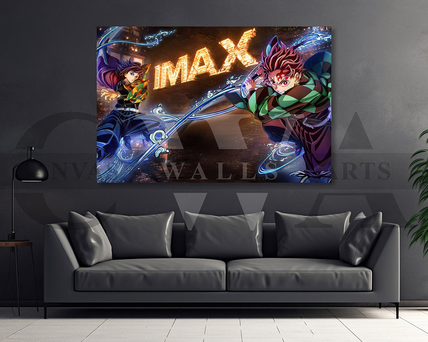 Demon Slayer Infinity Castle Canvas Wall Art