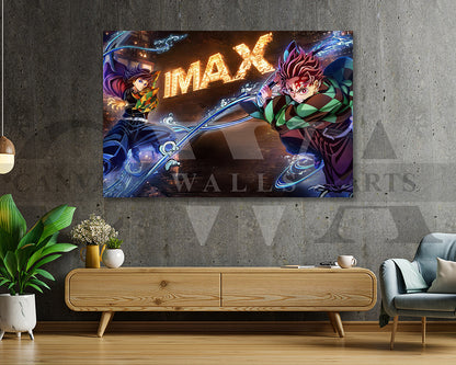Demon Slayer Infinity Castle Canvas Wall Art