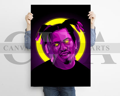 Denzel Curry Canvas Wall Art